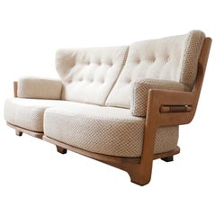 Guillerme et Chambron Rare Midcentury French Sofa