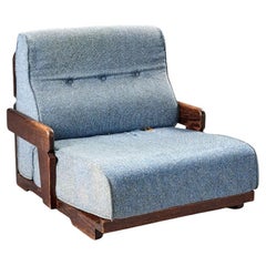 Guillerme Et Chambron, Rare Oak Armchair, Edition Votre Maison, Circa 1970