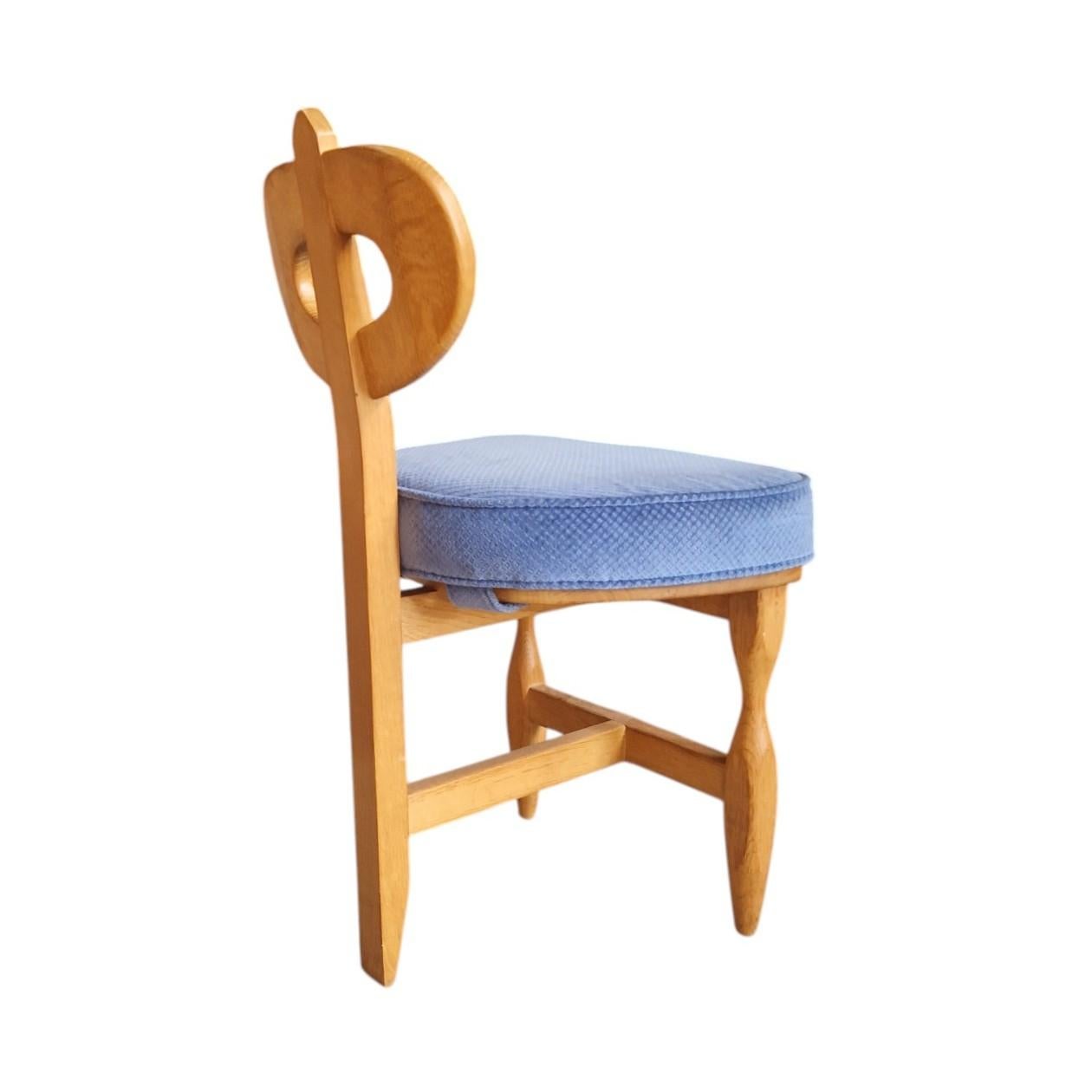 Guillerme et Chambron, rara pareja de sillas trípode  hacia 1960 en Bueno estado para la venta en Mouscron, WHT
