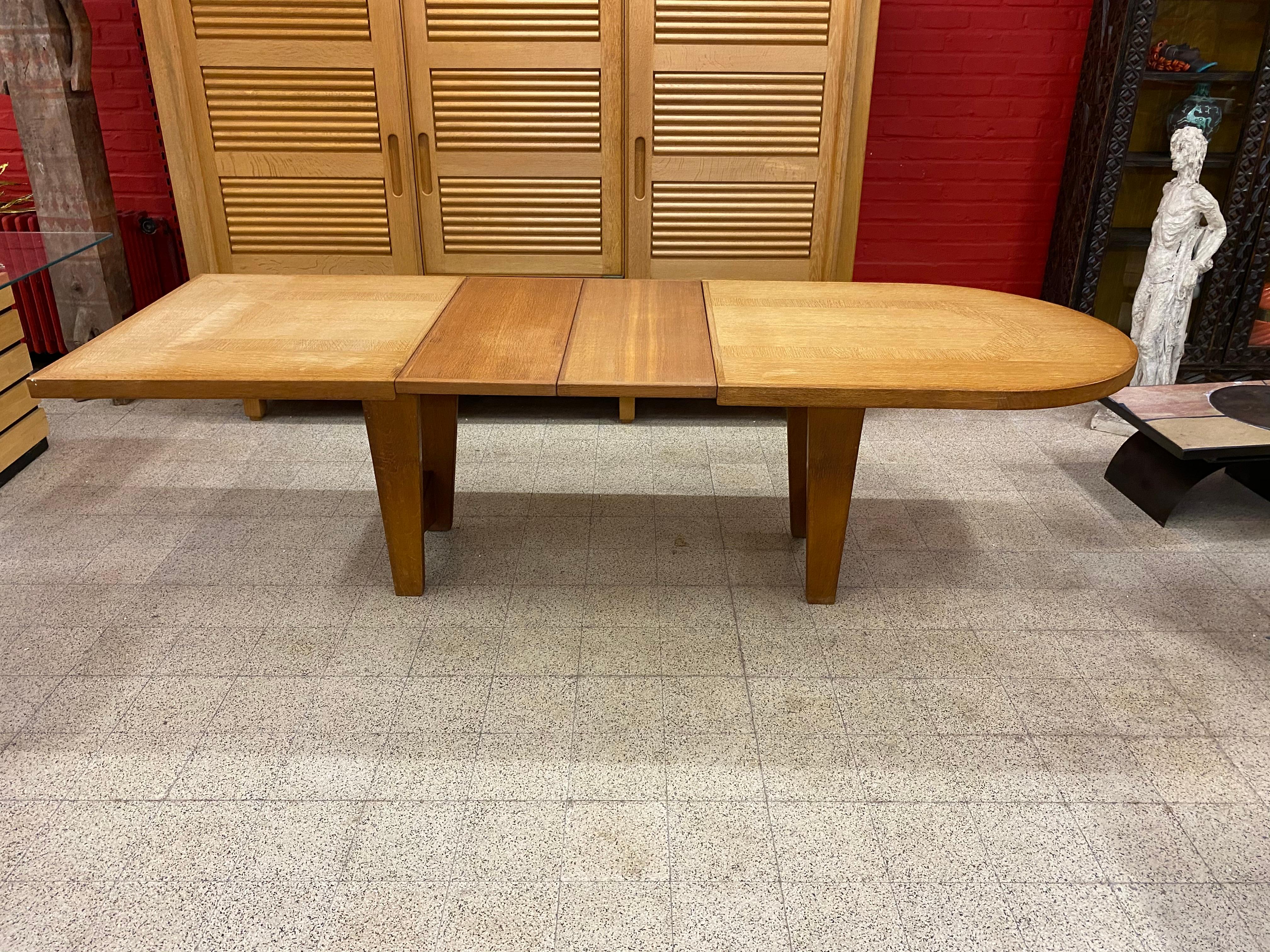 Mid-20th Century Guillerme et Chambron, Rare Table Model 