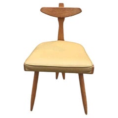 Guillerme et Chambron, rare tripod chair circa Edition Votre Maison, circa 1960