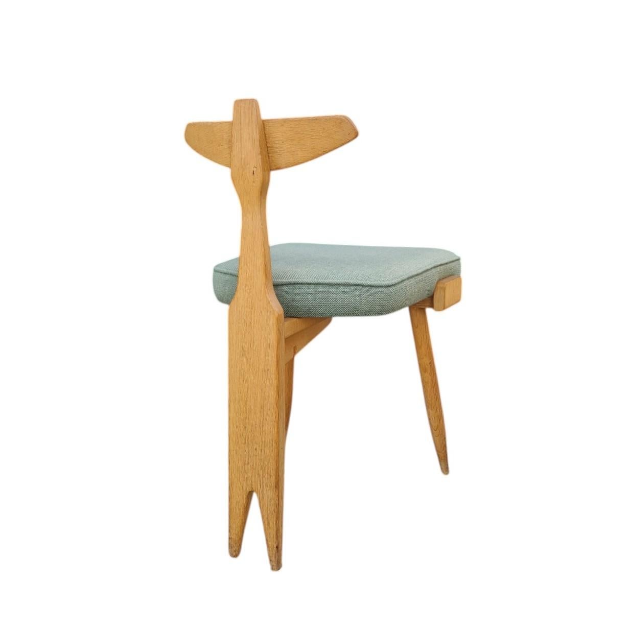 Guillerme et Chambron, rara silla trípode Edition Votre Maison, hacia 1970 Francés en venta