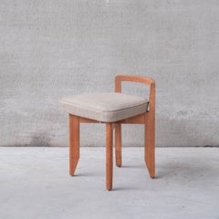 Guillerme et Chambron 'Rubercrin' Mid-Century Oak Stool