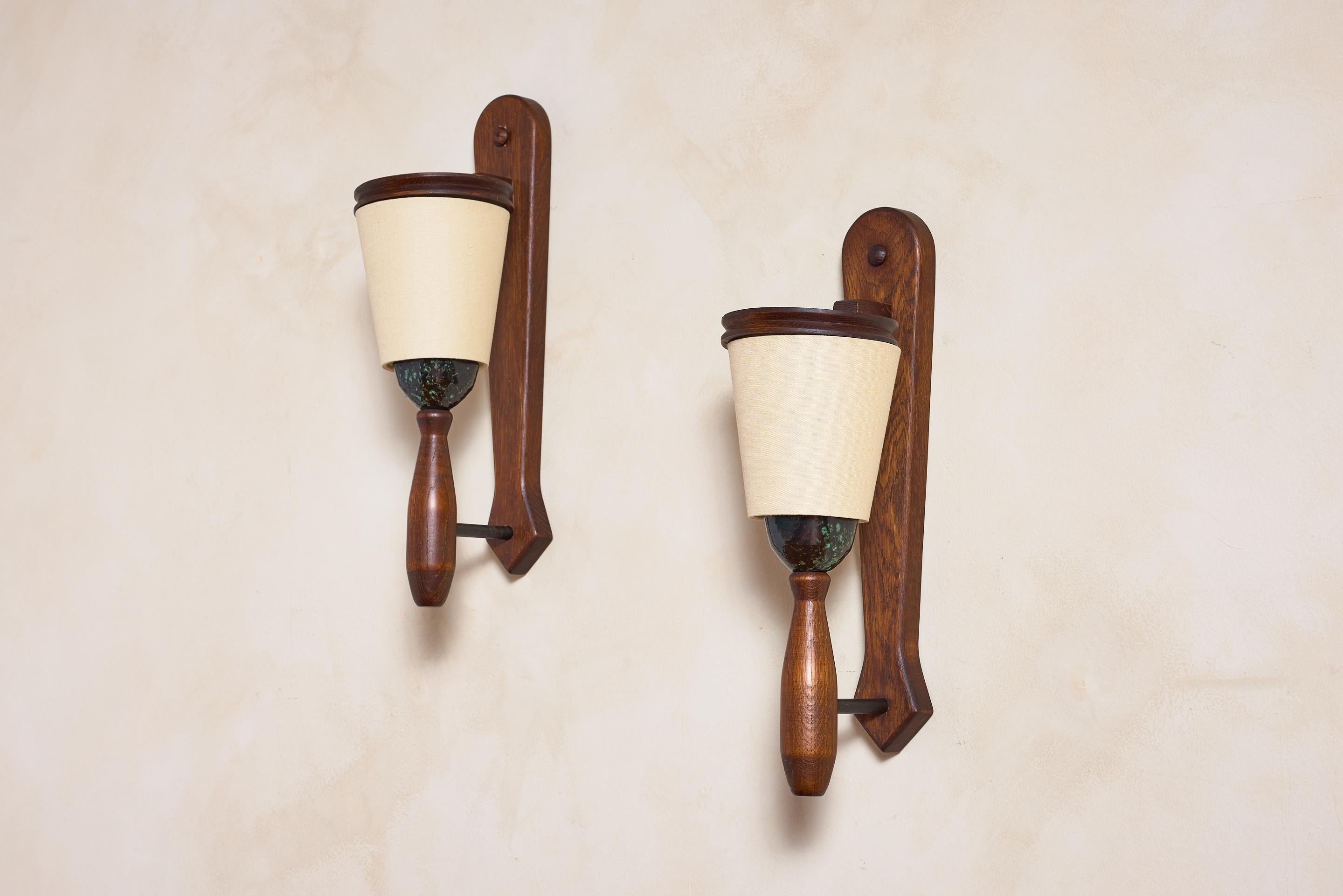 Guillerme et Chambron-Wandleuchter (Französisch) im Angebot