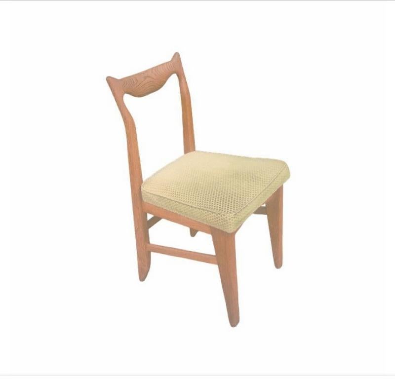 Guillerme et Chambron, 6 Stühle aus Eiche, Edition Votre Maison, um 1960 (Französisch) im Angebot