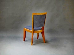 Guillerme et Chambron, Juego de 6 sillas de roble, Edición Votre Maison, hacia 1960
