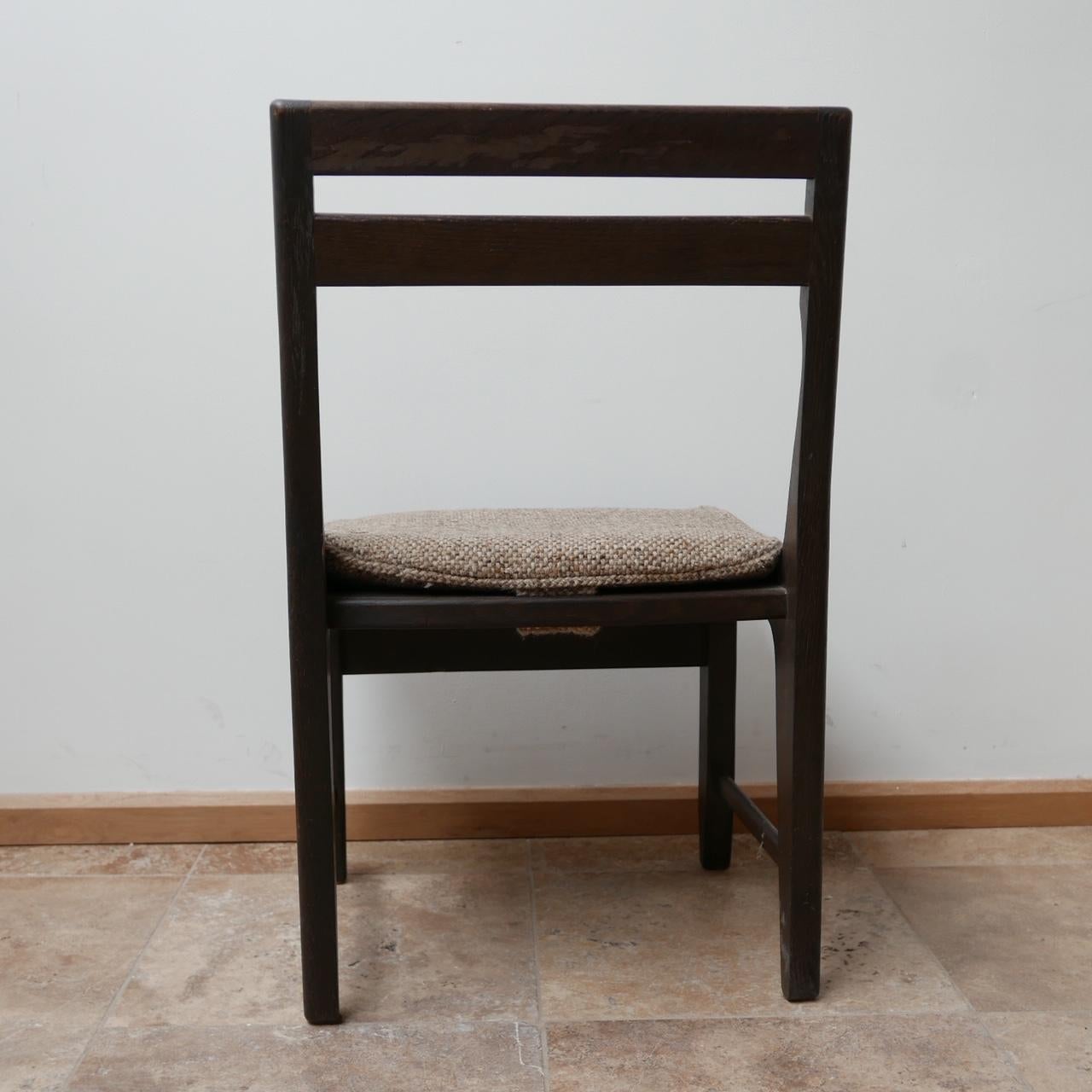 Guillerme et Chambron Set of Nine Ebonised Oak Dining Chairs '9' 5