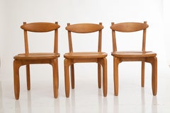 Guillerme et Chambron Set of Six 'Thierry' Dining Chairs
