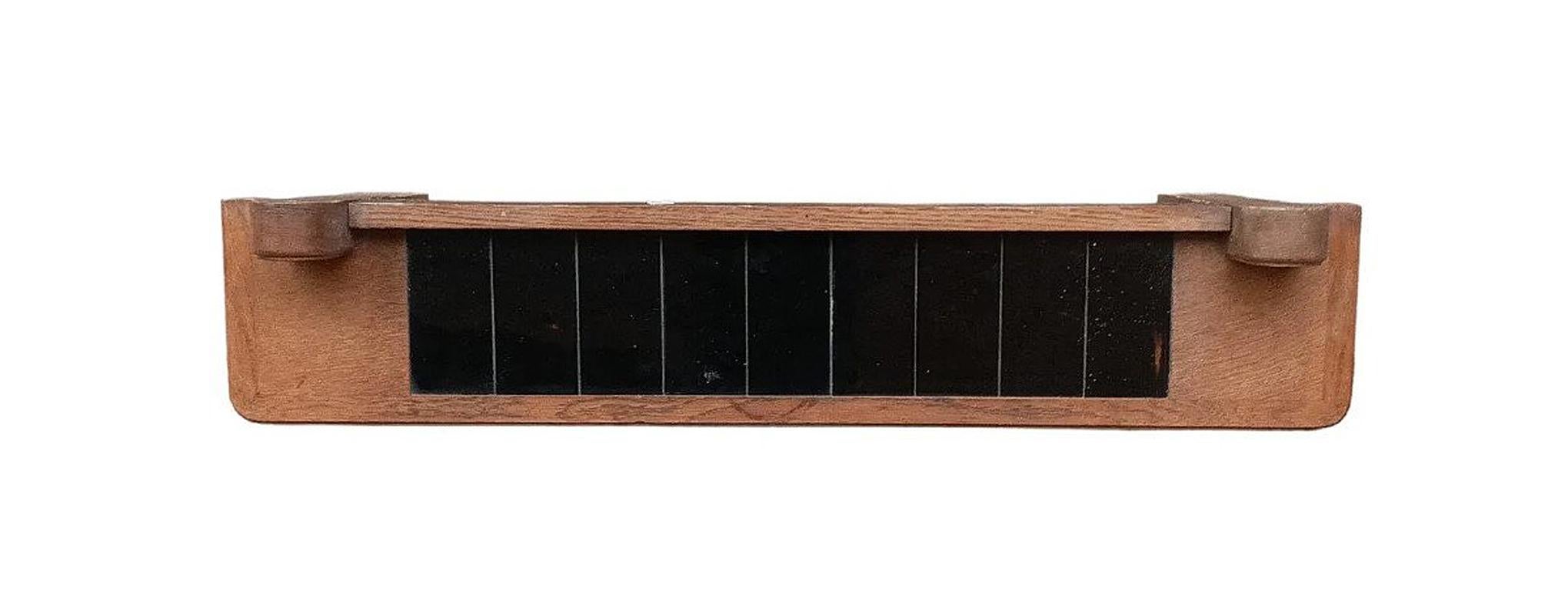 Mid-Century moderno Scaffale Guillerme et Chambron in quercia e ceramica, Votre Maison circa 1950/1960 in vendita