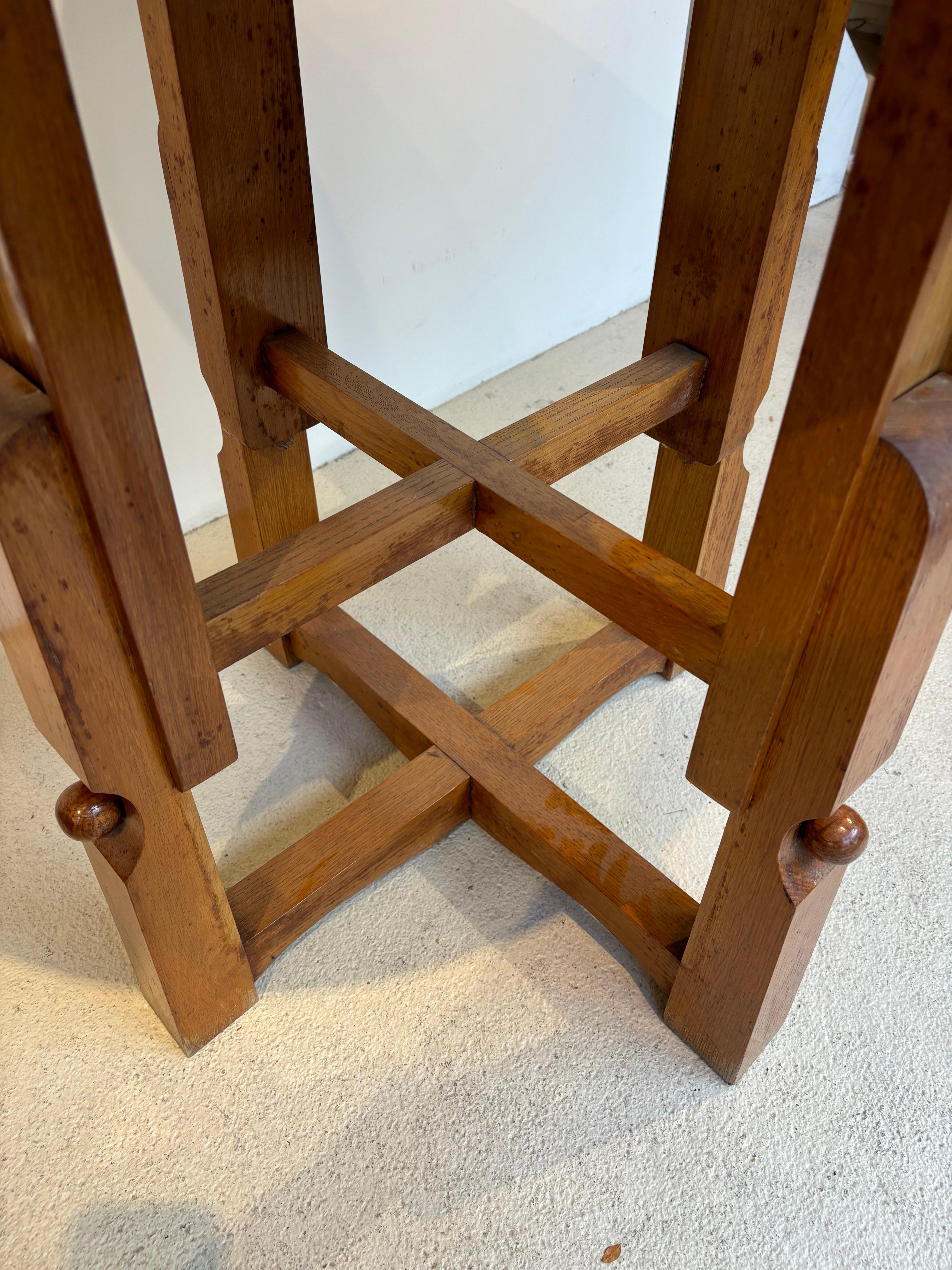 Guillerme et Chambron side table For Sale 6