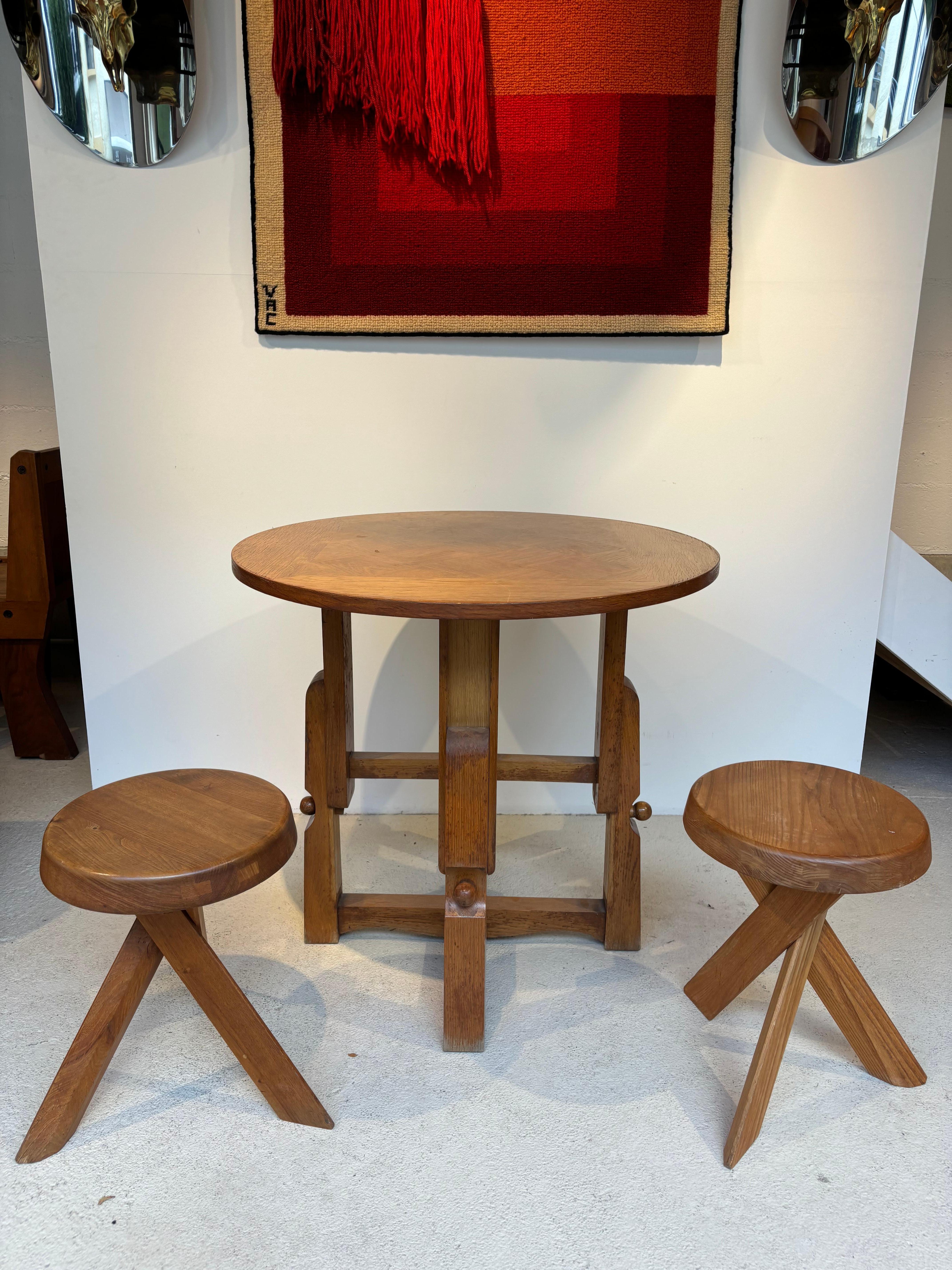 Guillerme et Chambron side table For Sale 8