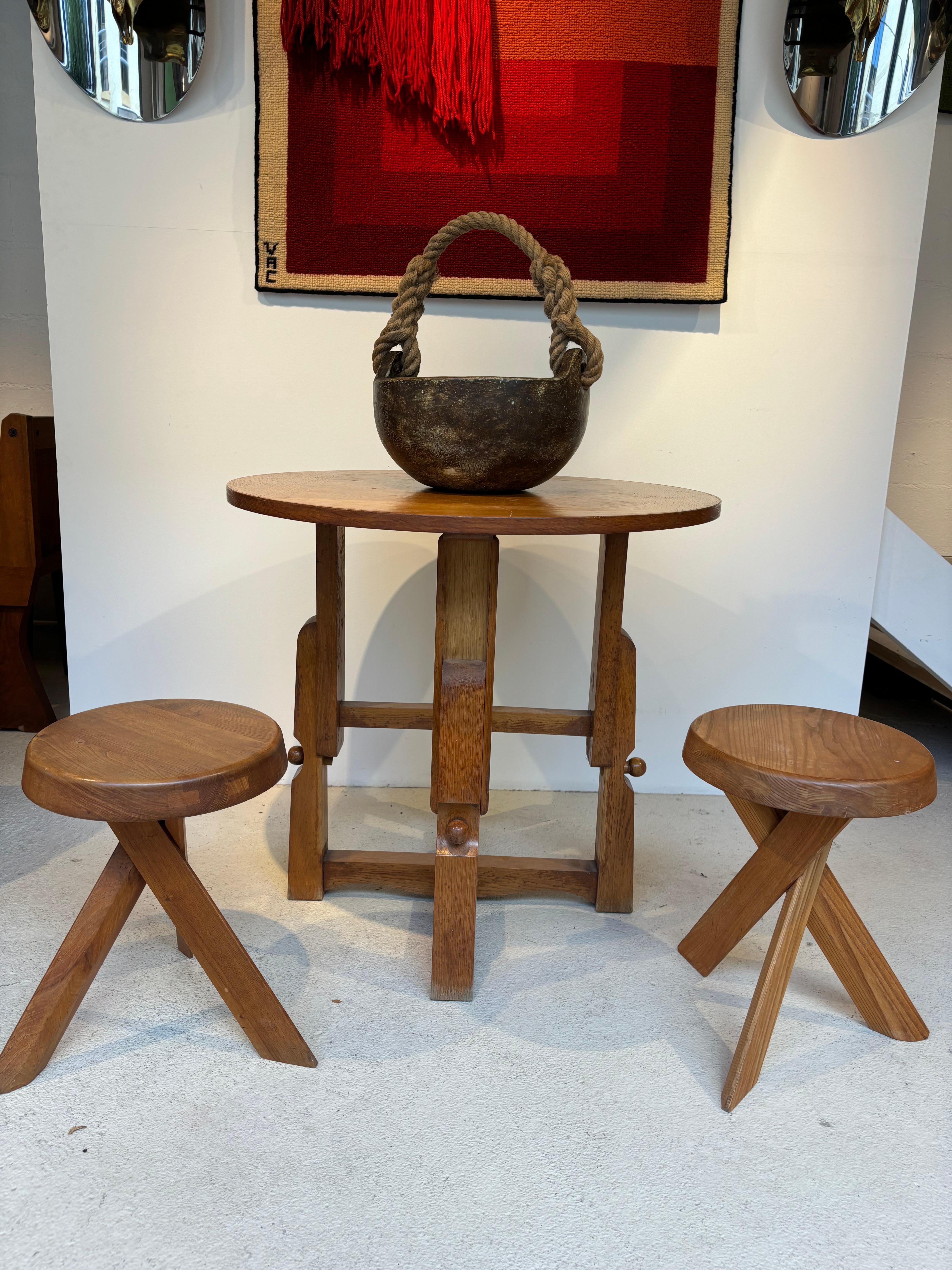 Guillerme et Chambron side table For Sale 10