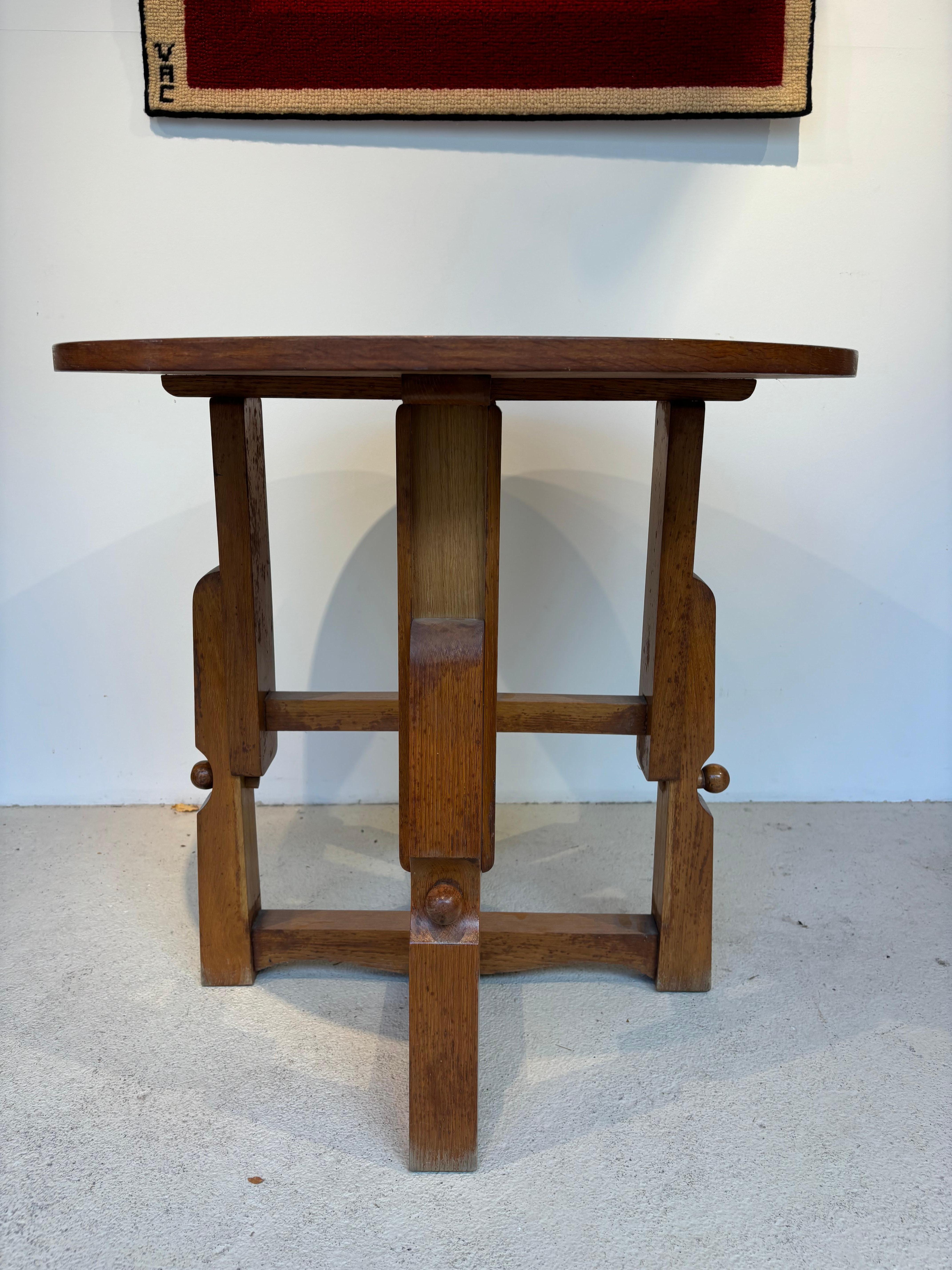 Guillerme et Chambron side table For Sale 1