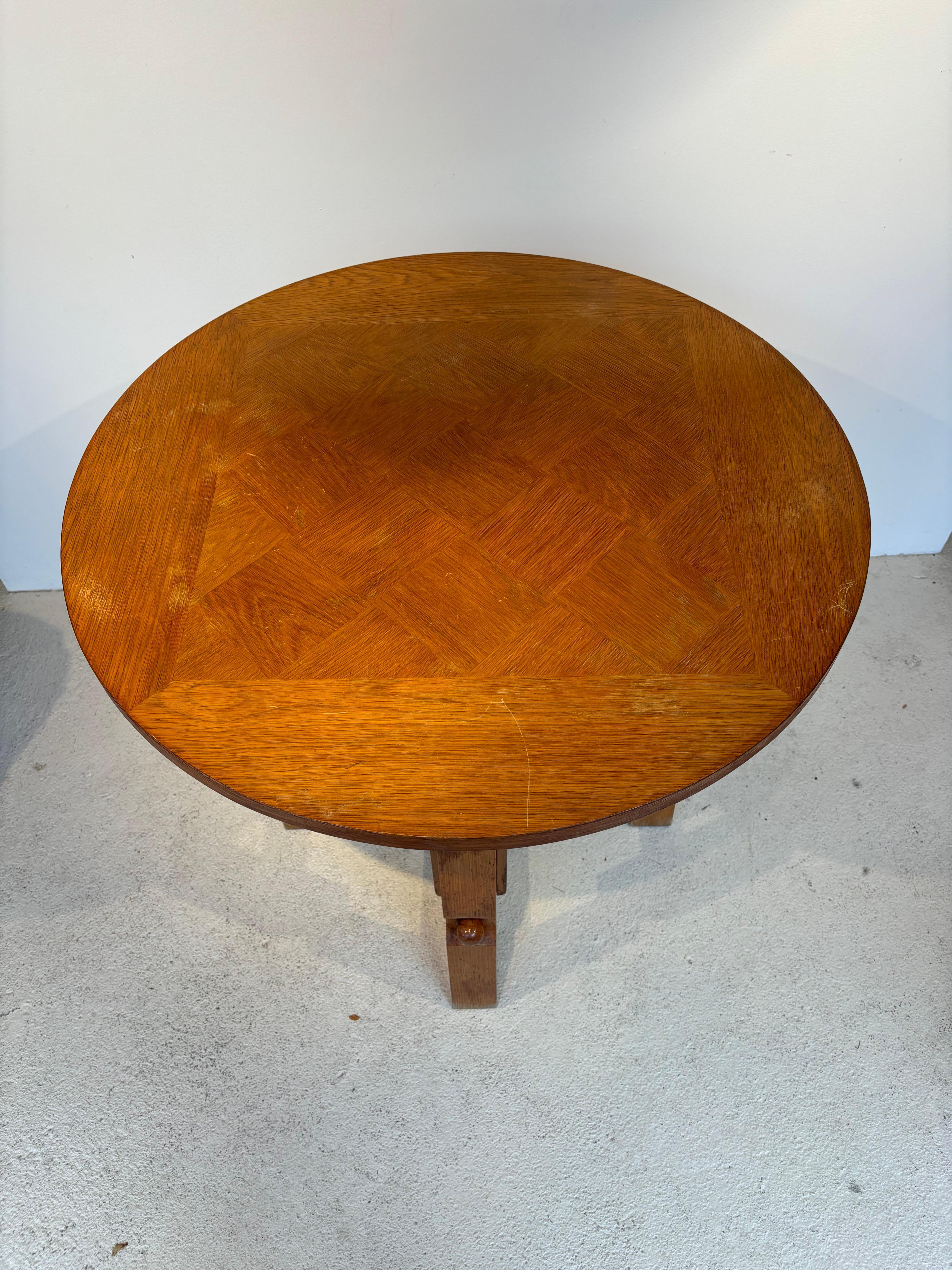 Guillerme et Chambron side table For Sale 2