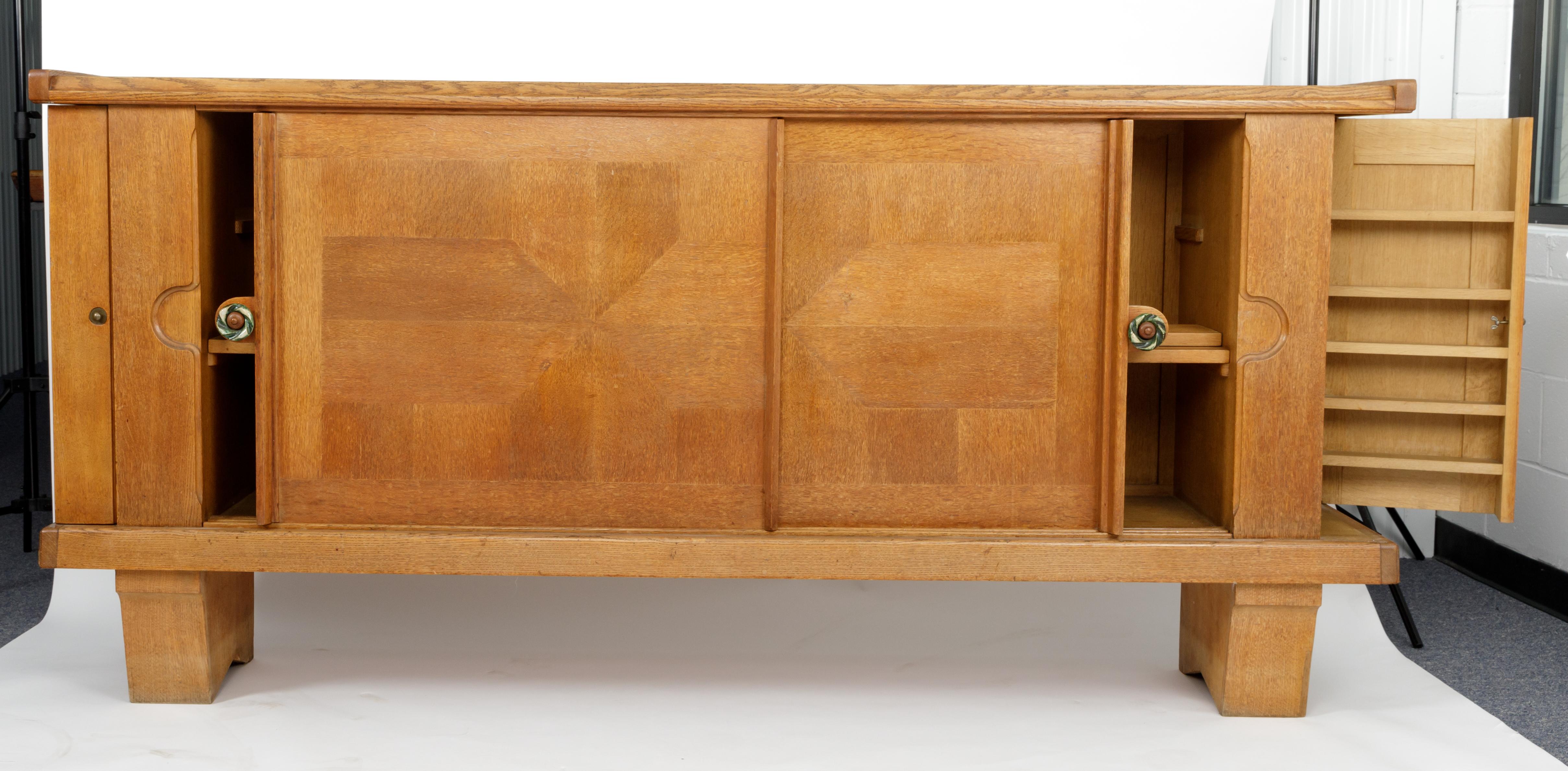 Guillerme et Chambron sideboard, France, circa 1950s.