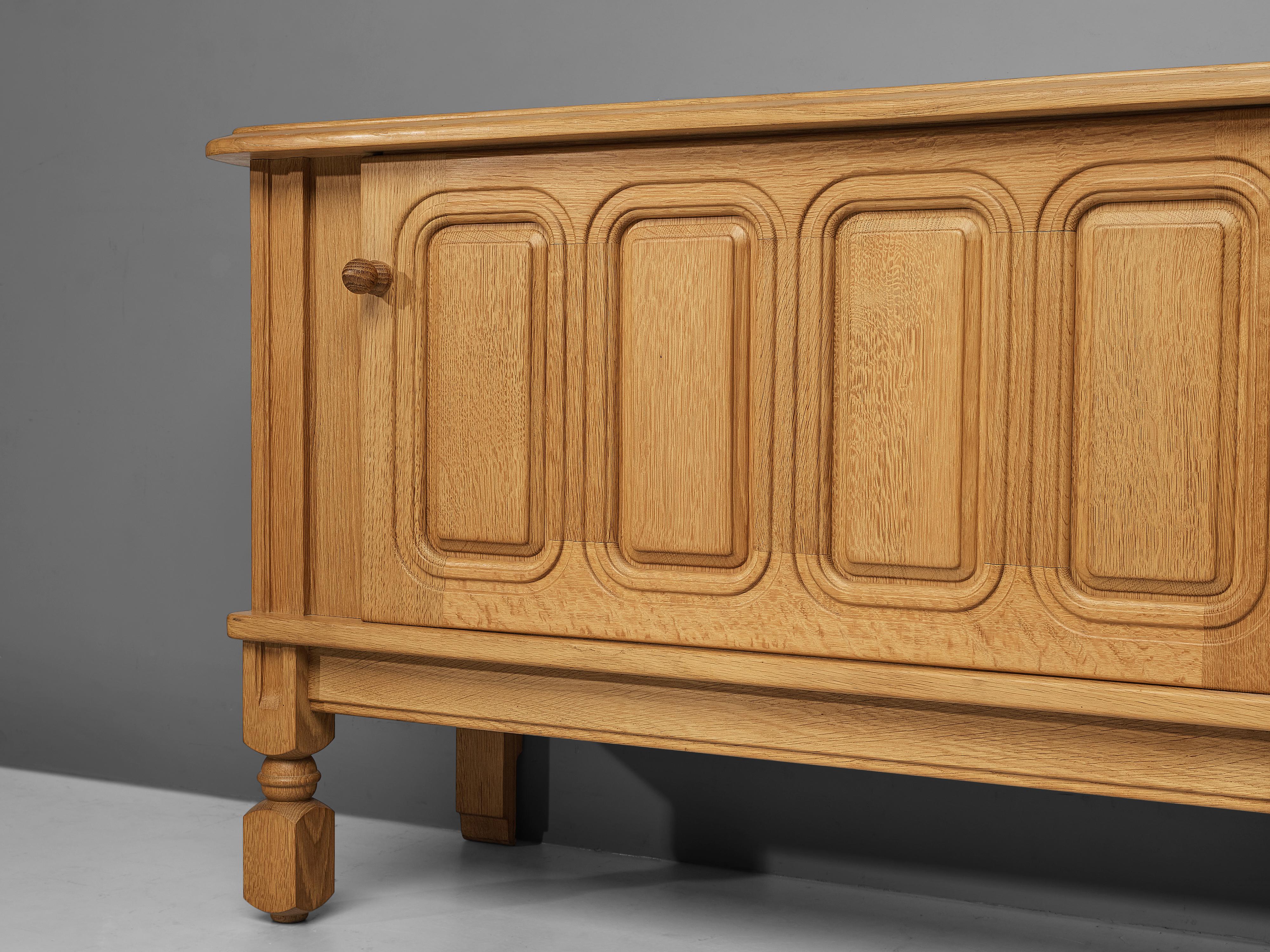 Guillerme et Chambron Sideboard in Oak 1