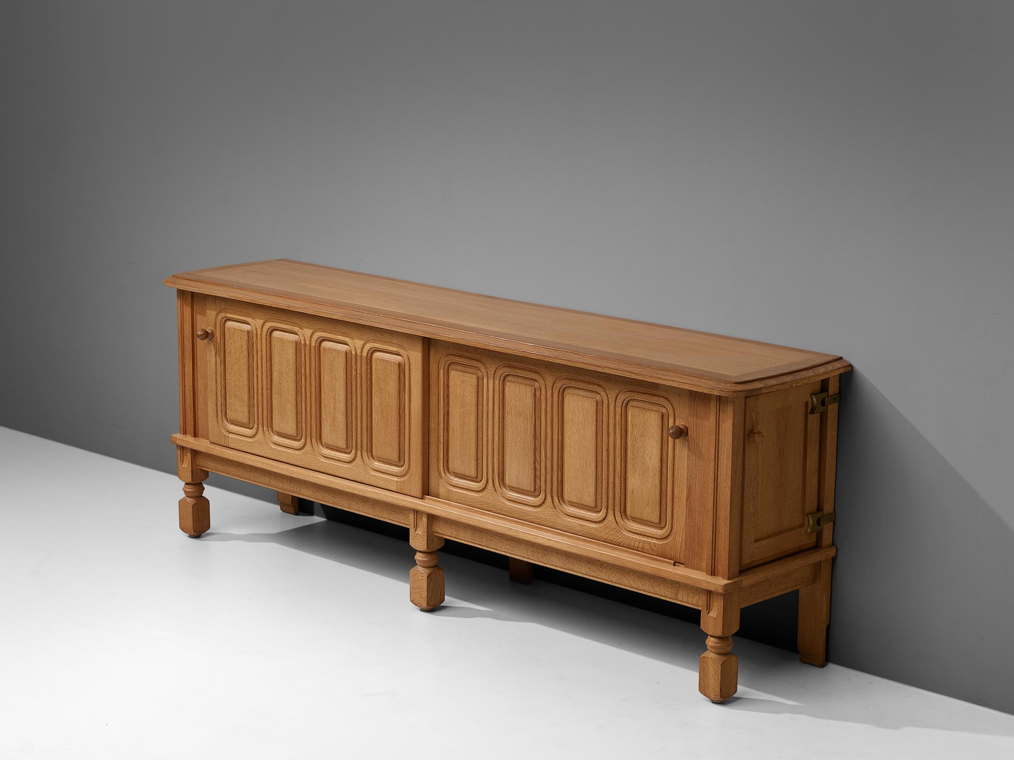 Guillerme et Chambron Sideboard in Oak 2