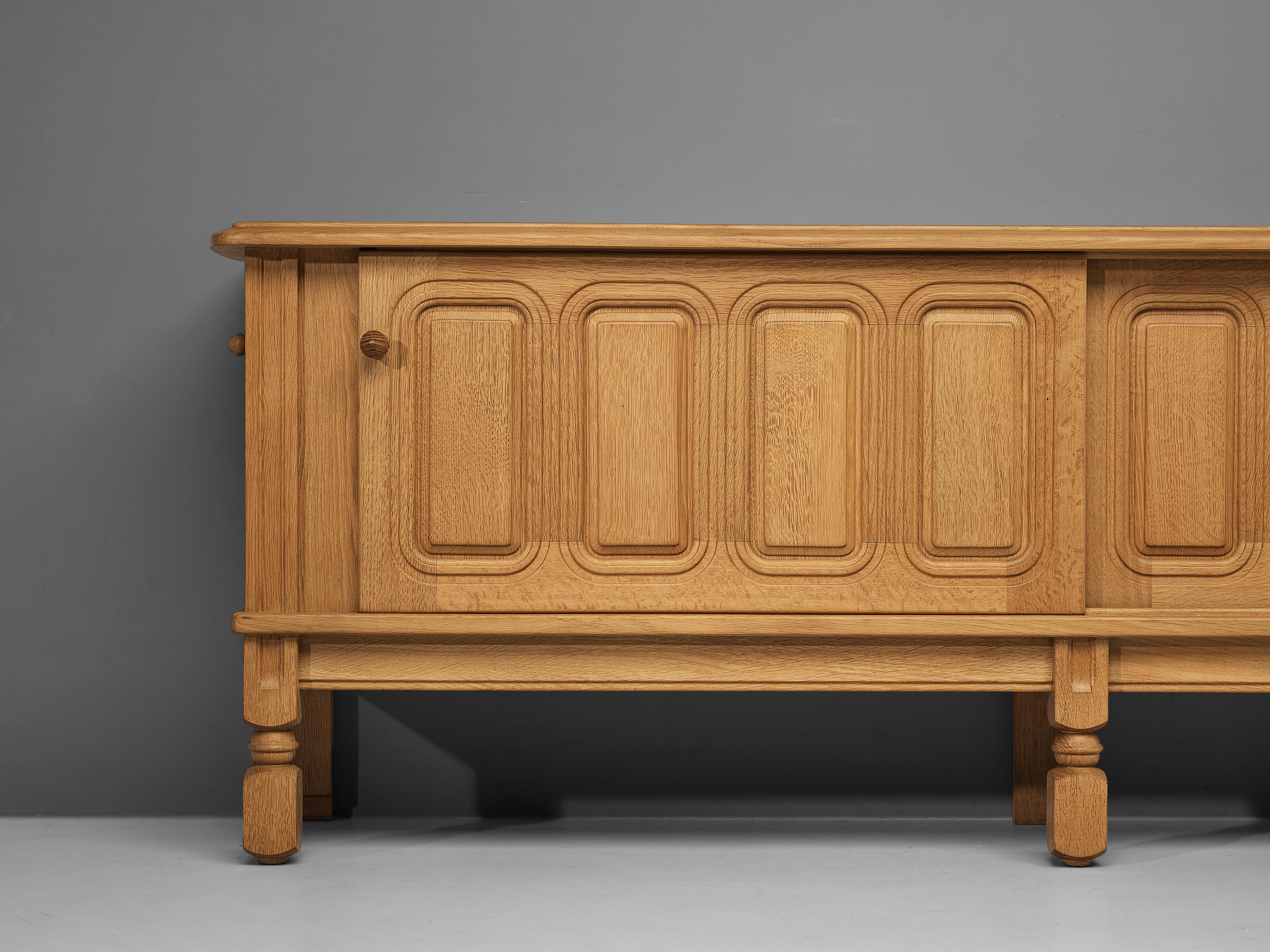 Guillerme et Chambron Sideboard in Oak 3