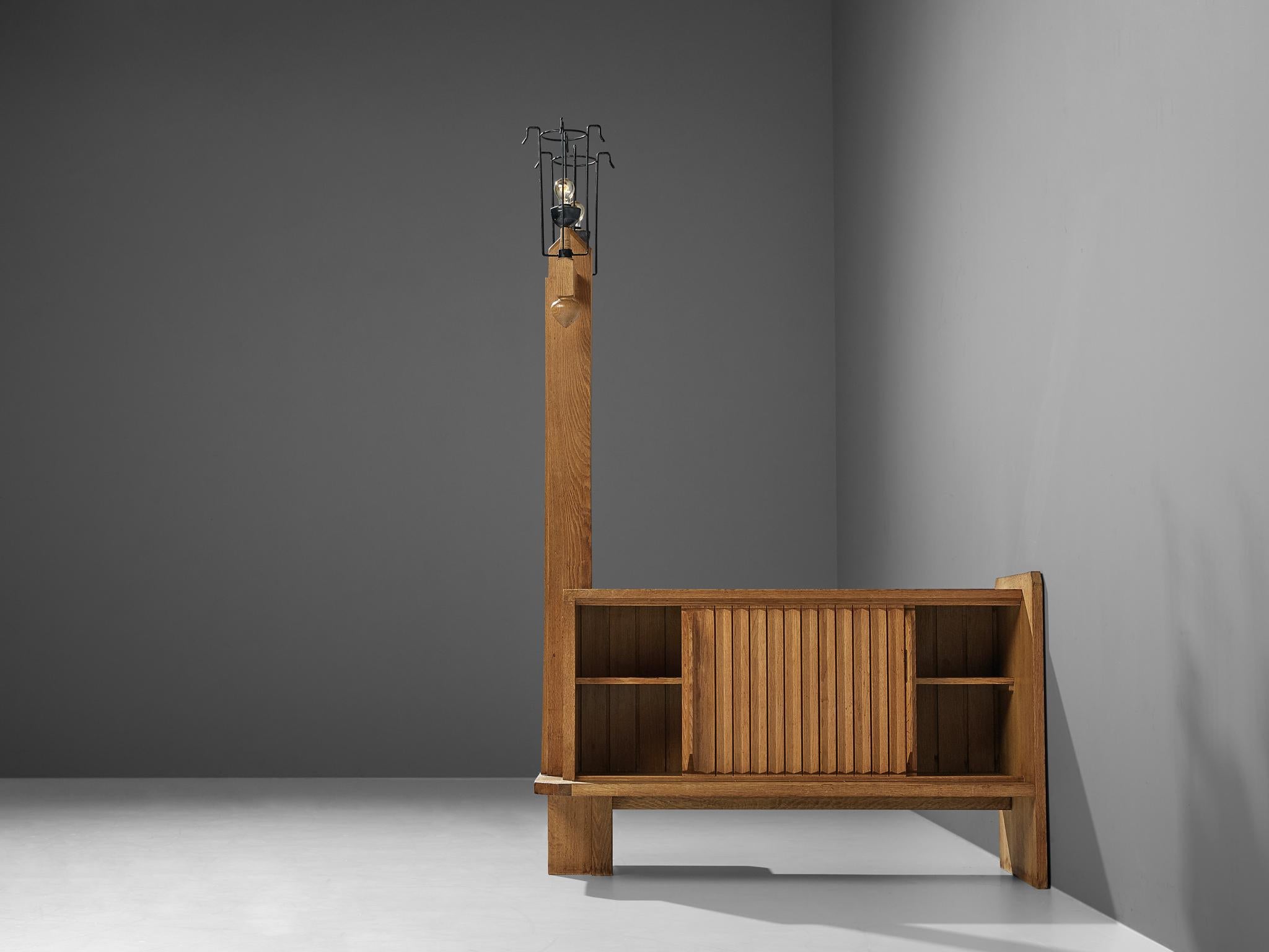 Guillerme et Chambron Sideboard with Lamp 4