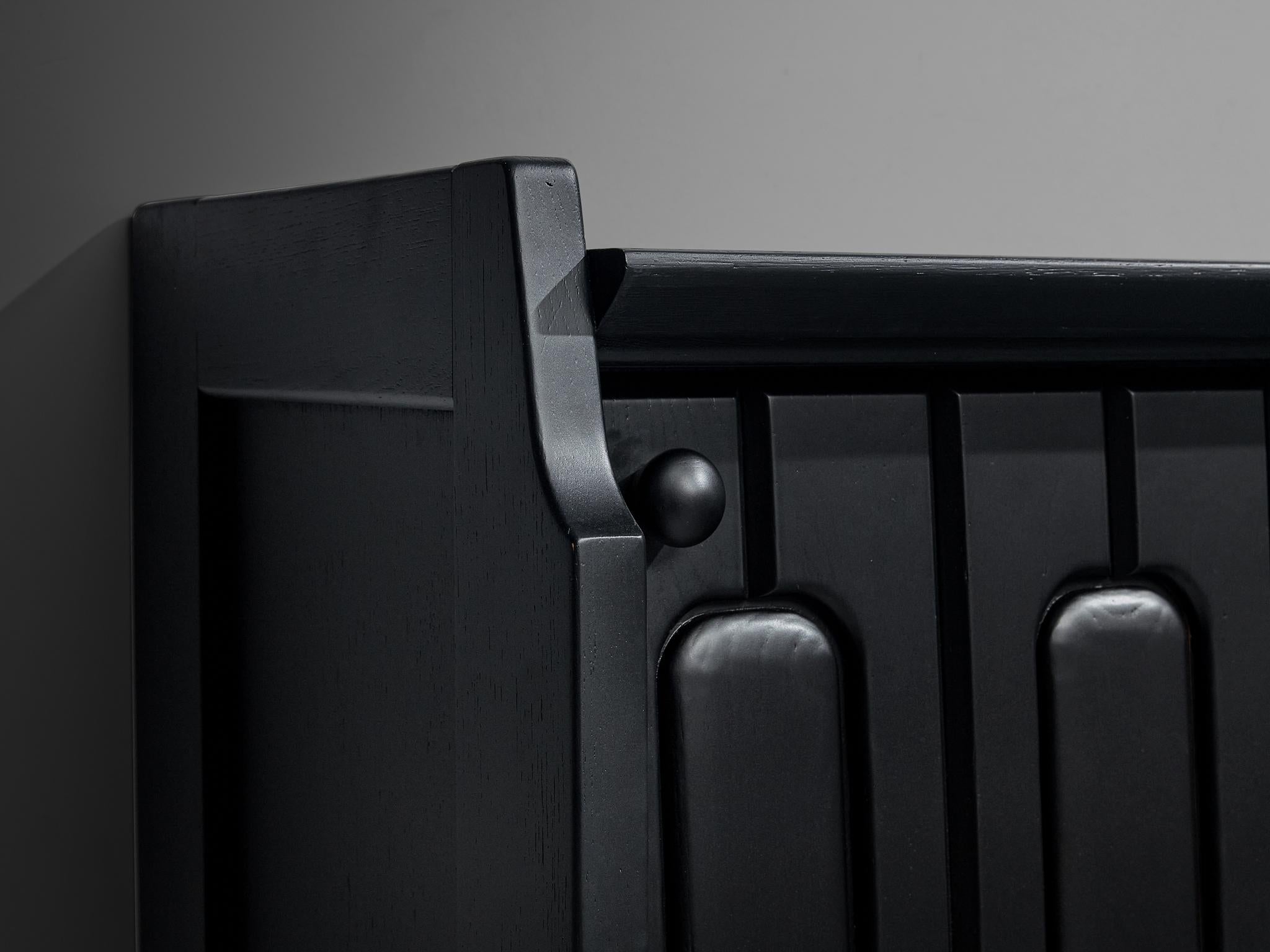 Guillerme & Chambron 'Simon' Sideboard in Black Stained Oak 1