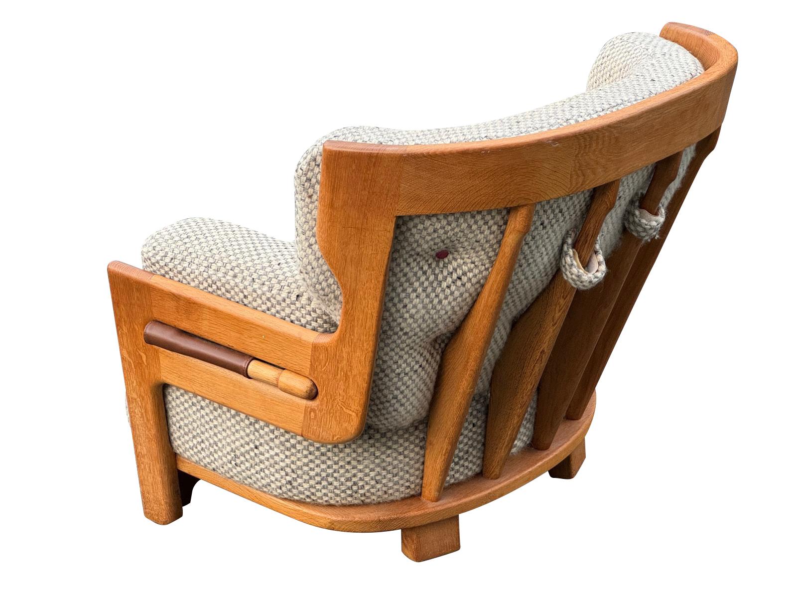 Guillerme Et Chambron Single Club Chair, France, 1960s In Good Condition In New York, NY