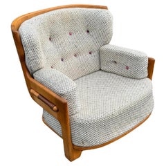 Guillerme Et Chambron Single Club Chair, France, 1960s