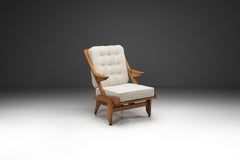 Sillón inclinado Guillerme et Chambron para Votre Maison, Francia ca 1960s