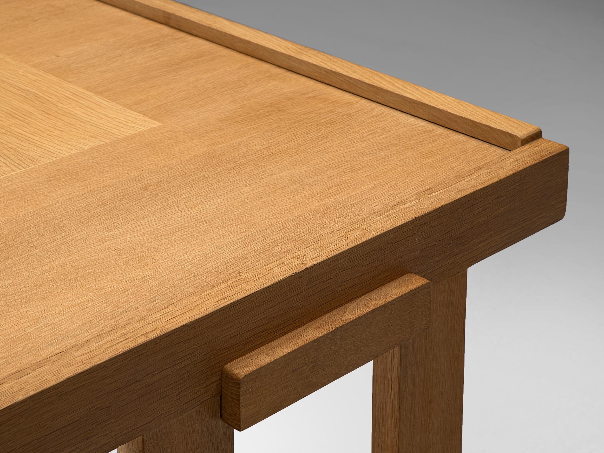 Guillerme et Chambron Small Desk in Oak 3