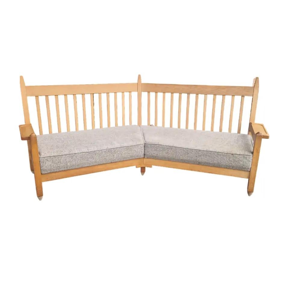 French Guillerme et Chambron, Sofa Edition Votre Maison, circa 1970 For Sale