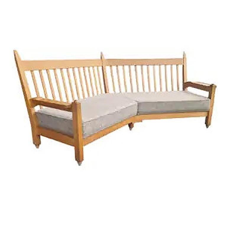 French Guillerme et Chambron, Sofa Edition Votre Maison, circa 1970 For Sale