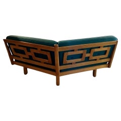 Guillerme et Chambron Sofa, France, Circa 1950s