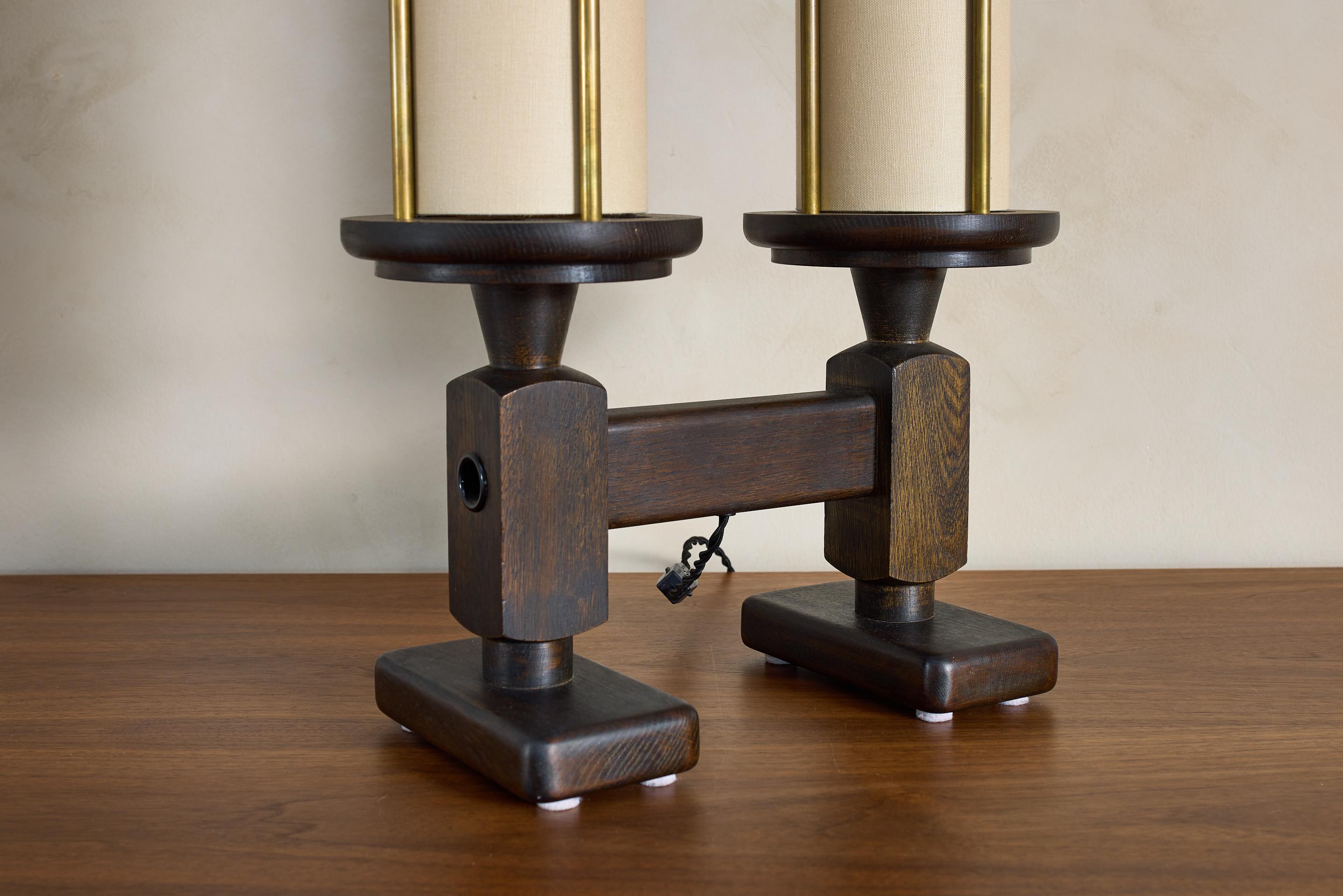 Guillerme et Chambron Table Lamp For Sale 4