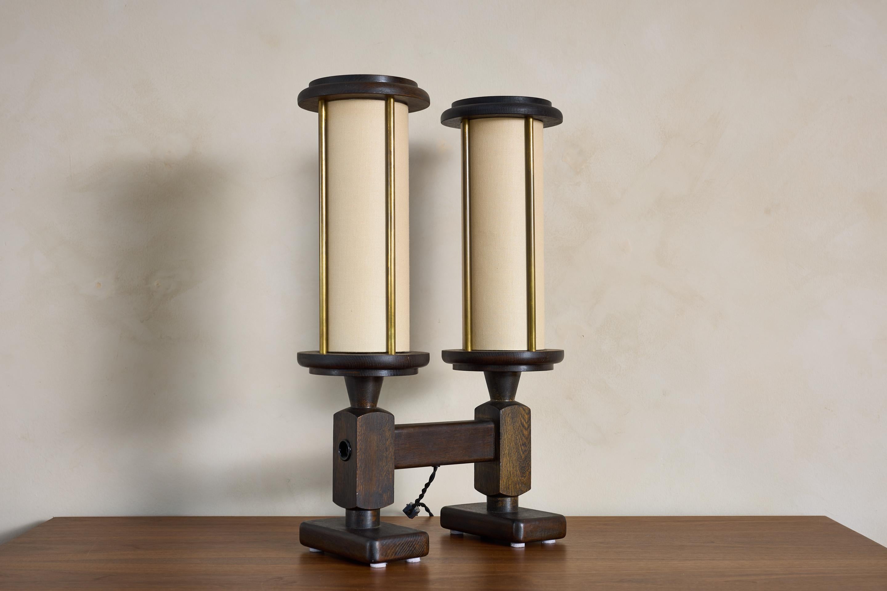 French Guillerme et Chambron Table Lamp For Sale
