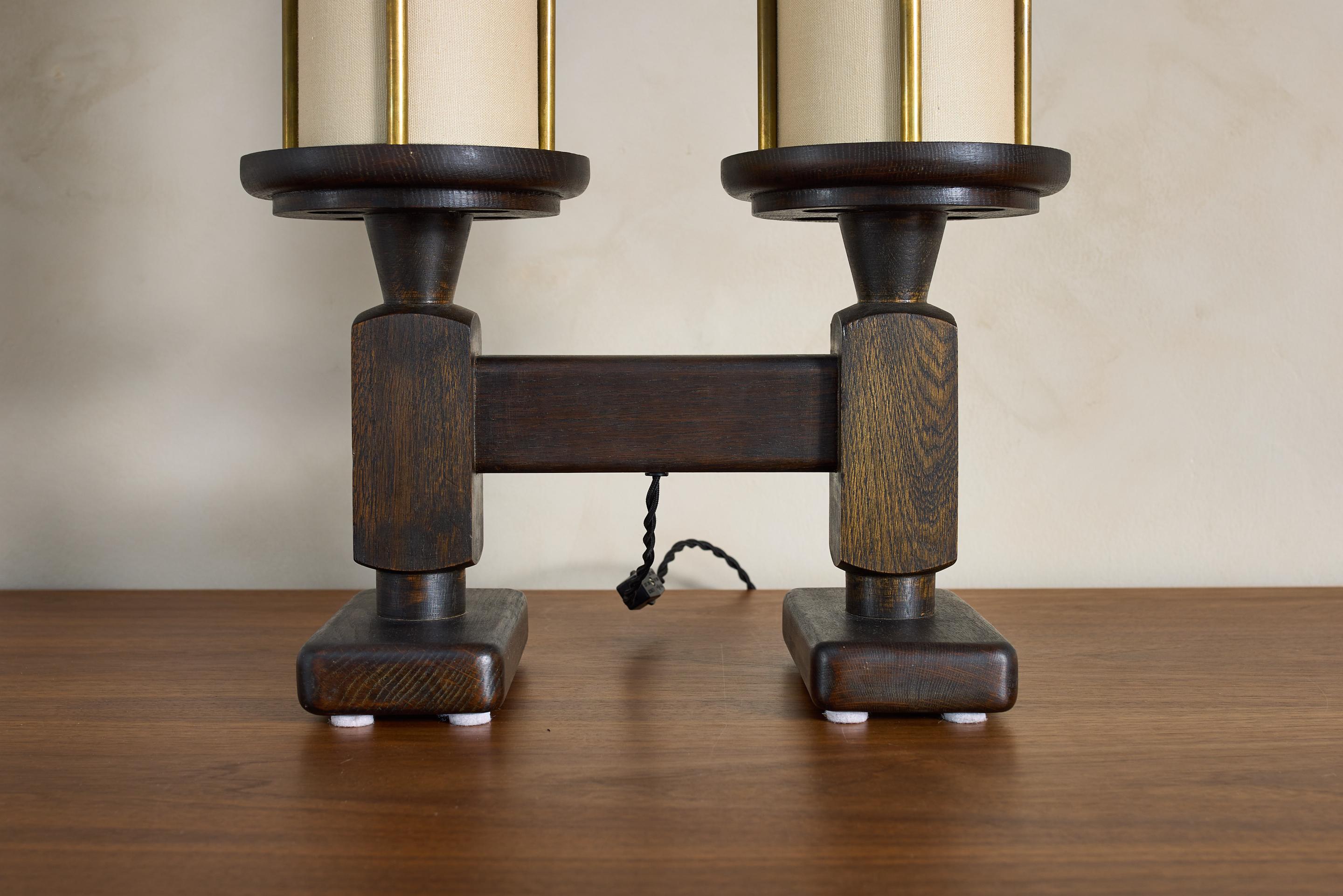 Guillerme et Chambron Table Lamp For Sale 3