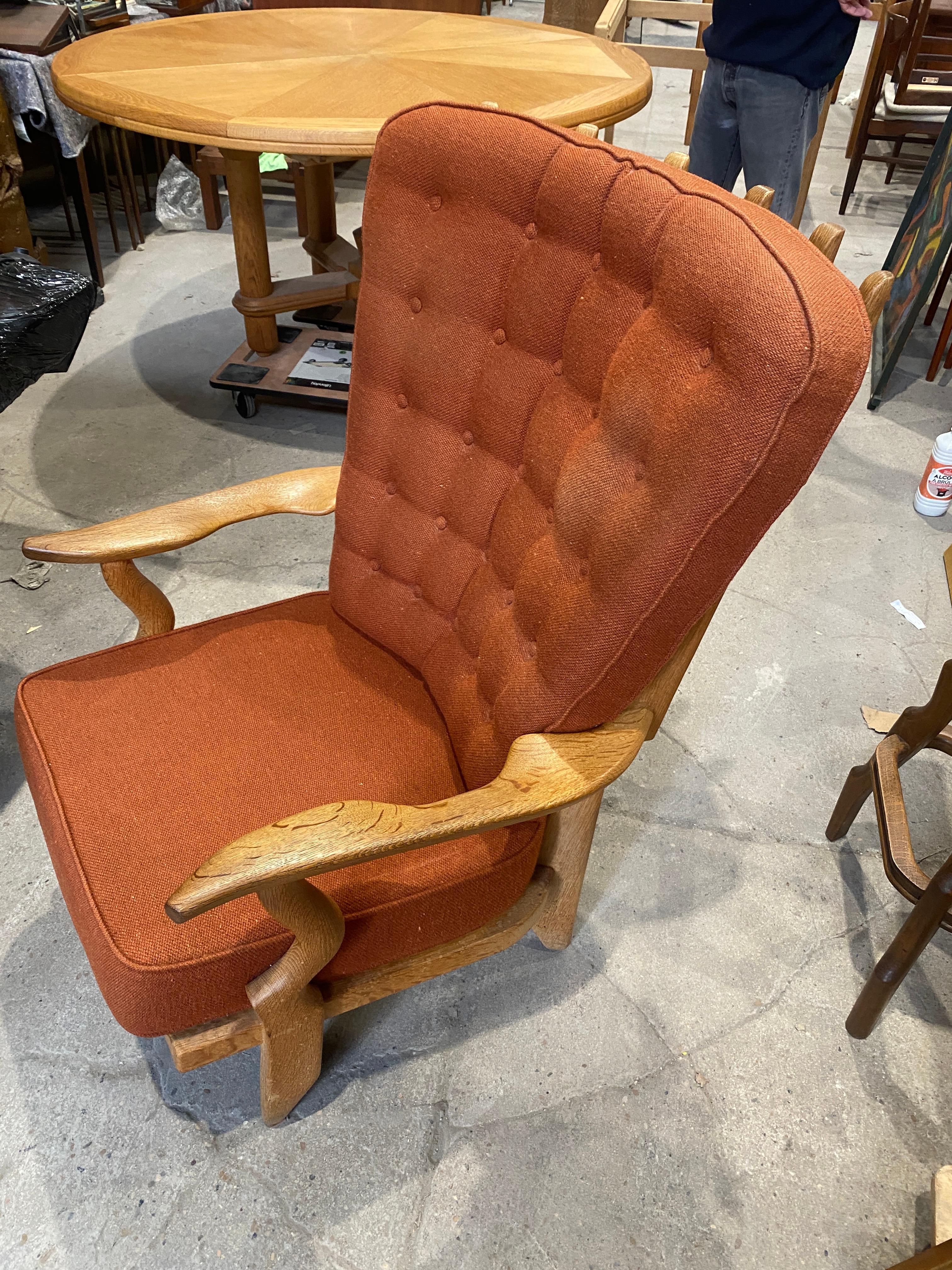 Guillerme et Chambron, due poltrone in Oak del 1970  repos ,  Votre Maison in vendita 5