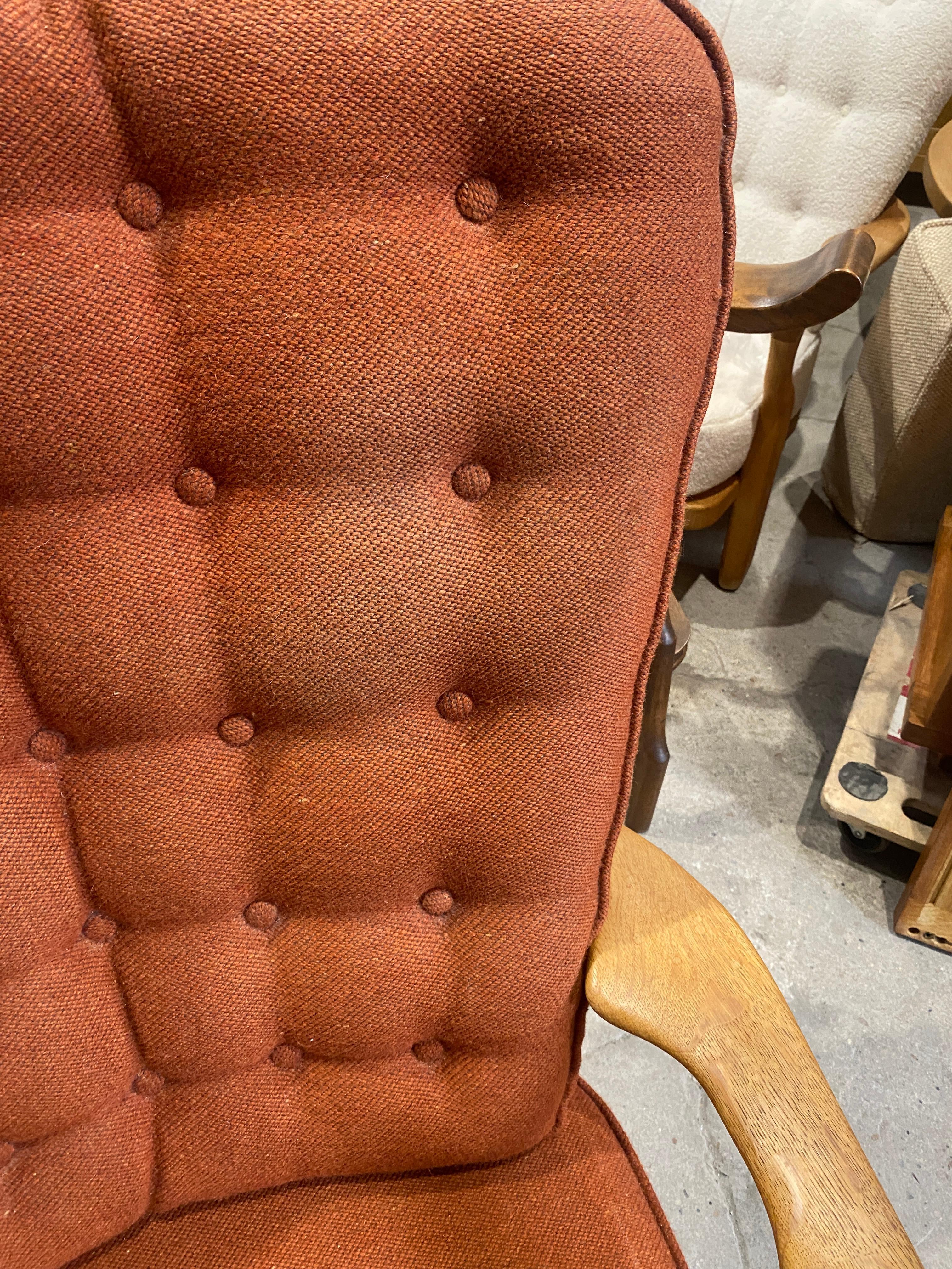 Guillerme et Chambron, due poltrone in Oak del 1970  repos ,  Votre Maison in vendita 7