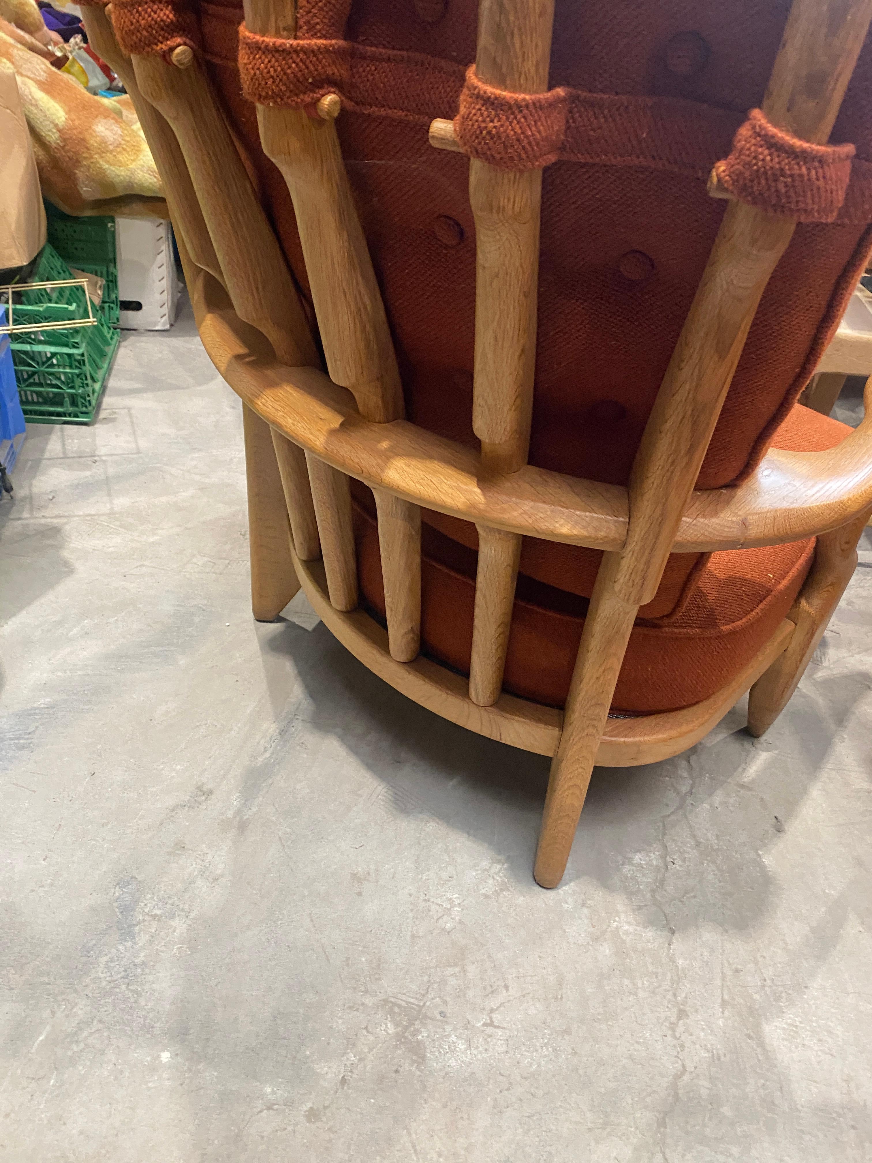 Guillerme et Chambron, due poltrone in Oak del 1970  repos ,  Votre Maison in vendita 10