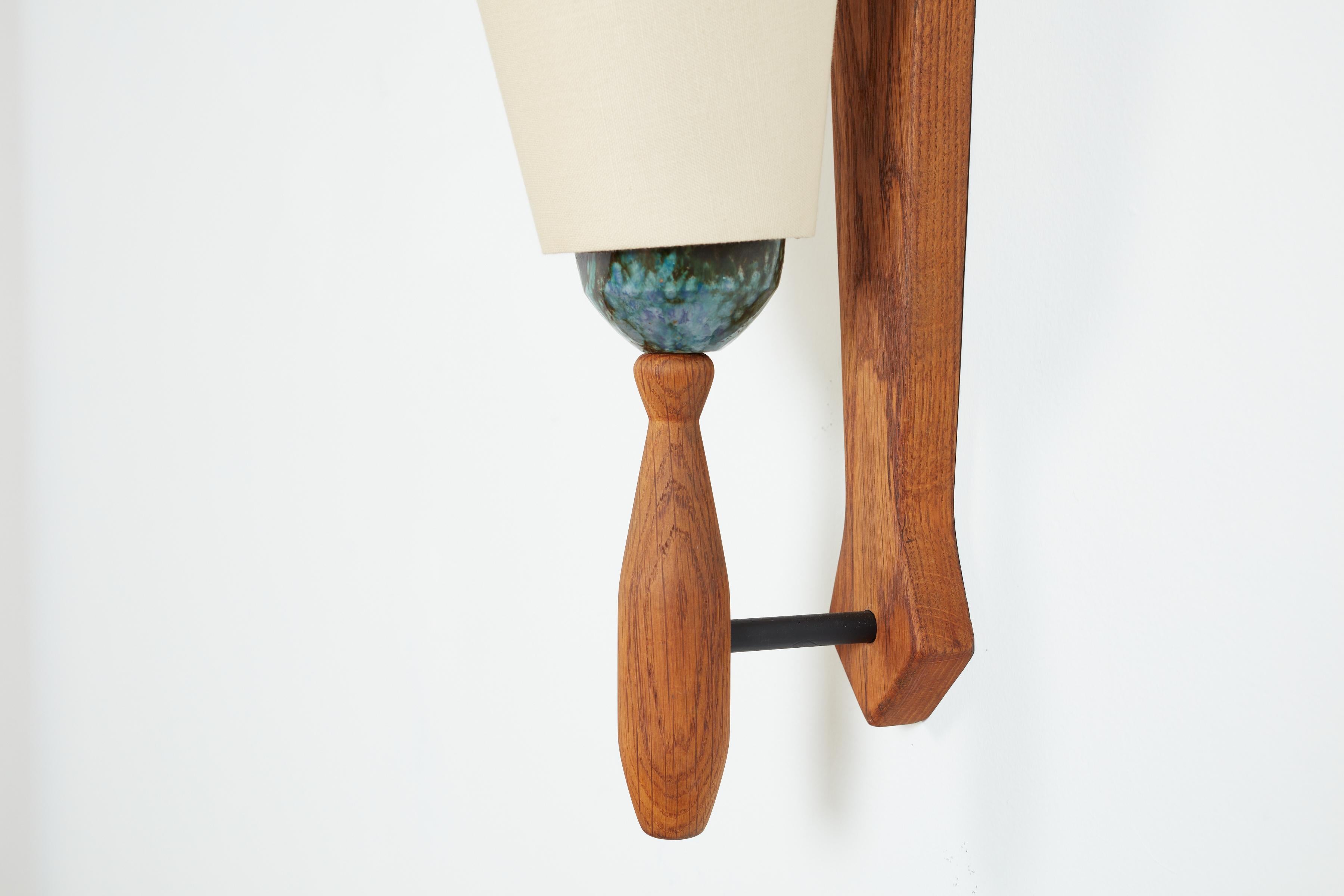 Wandleuchter aus Guillerme et Chambron (Mitte des 20. Jahrhunderts) im Angebot