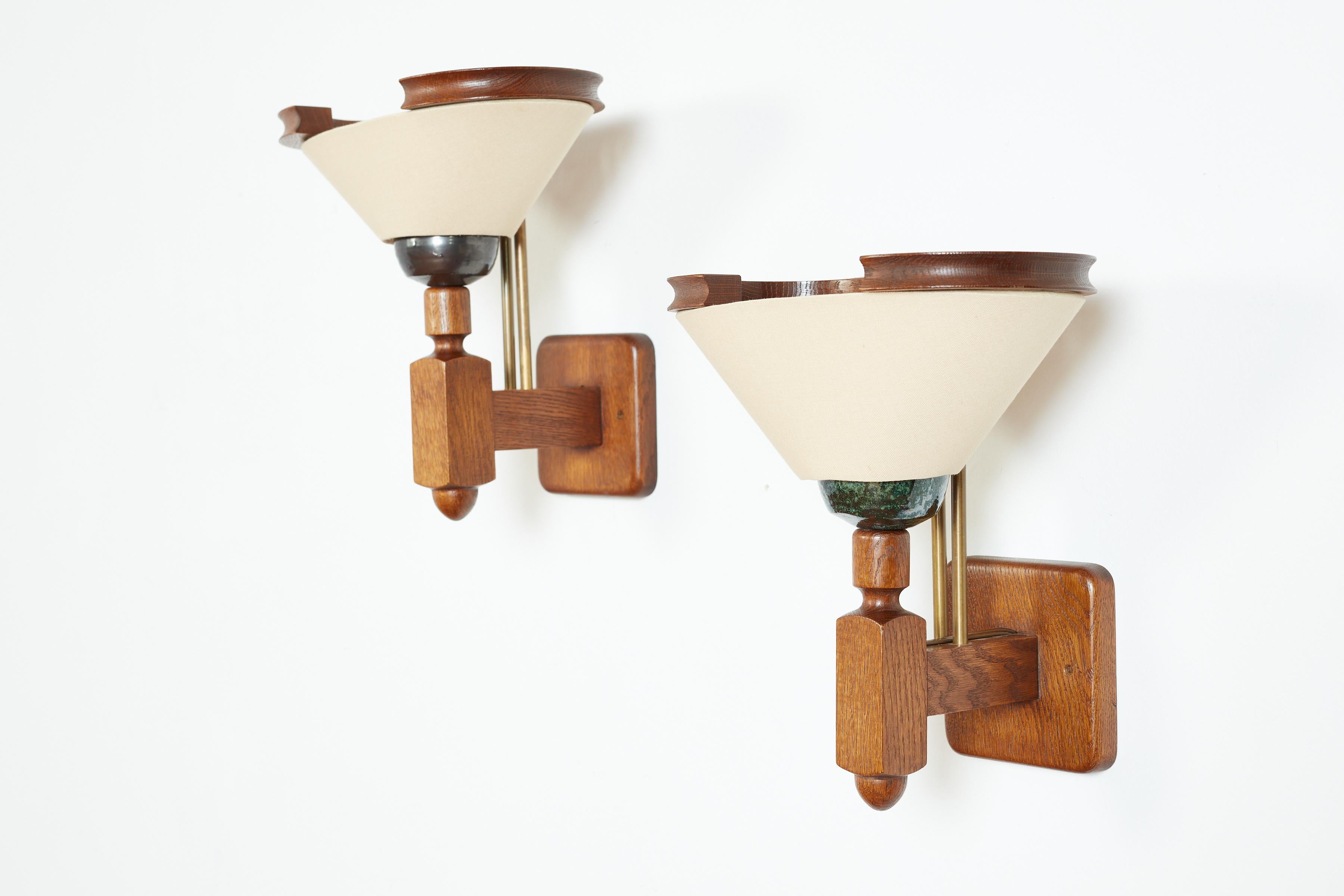 French Guillerme et Chambron Wall Sconces For Sale