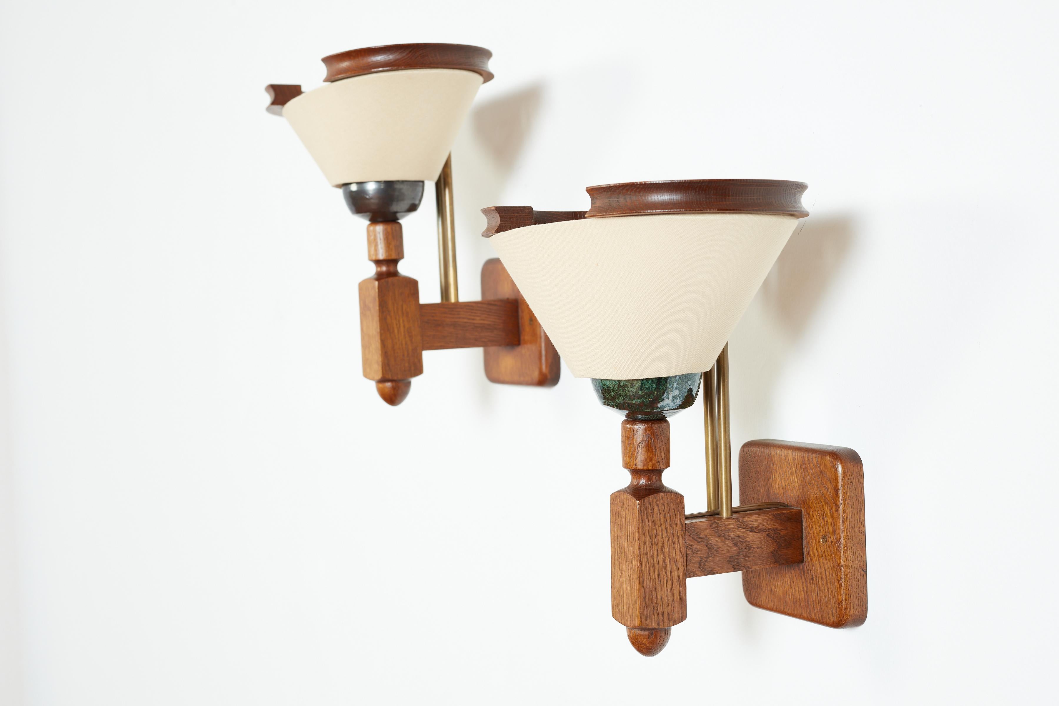 Guillerme et Chambron Wall Sconces In Good Condition For Sale In Beverly Hills, CA