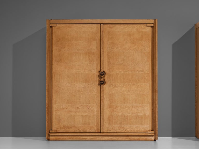 Guillerme et Chambron Wardrobes with Ceramic Handles For Sale 2