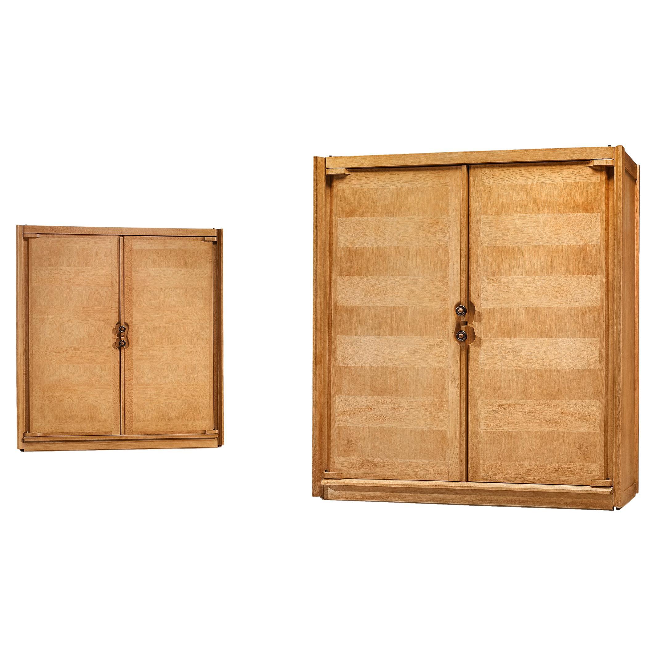 Guillerme et Chambron Wardrobes with Ceramic Handles