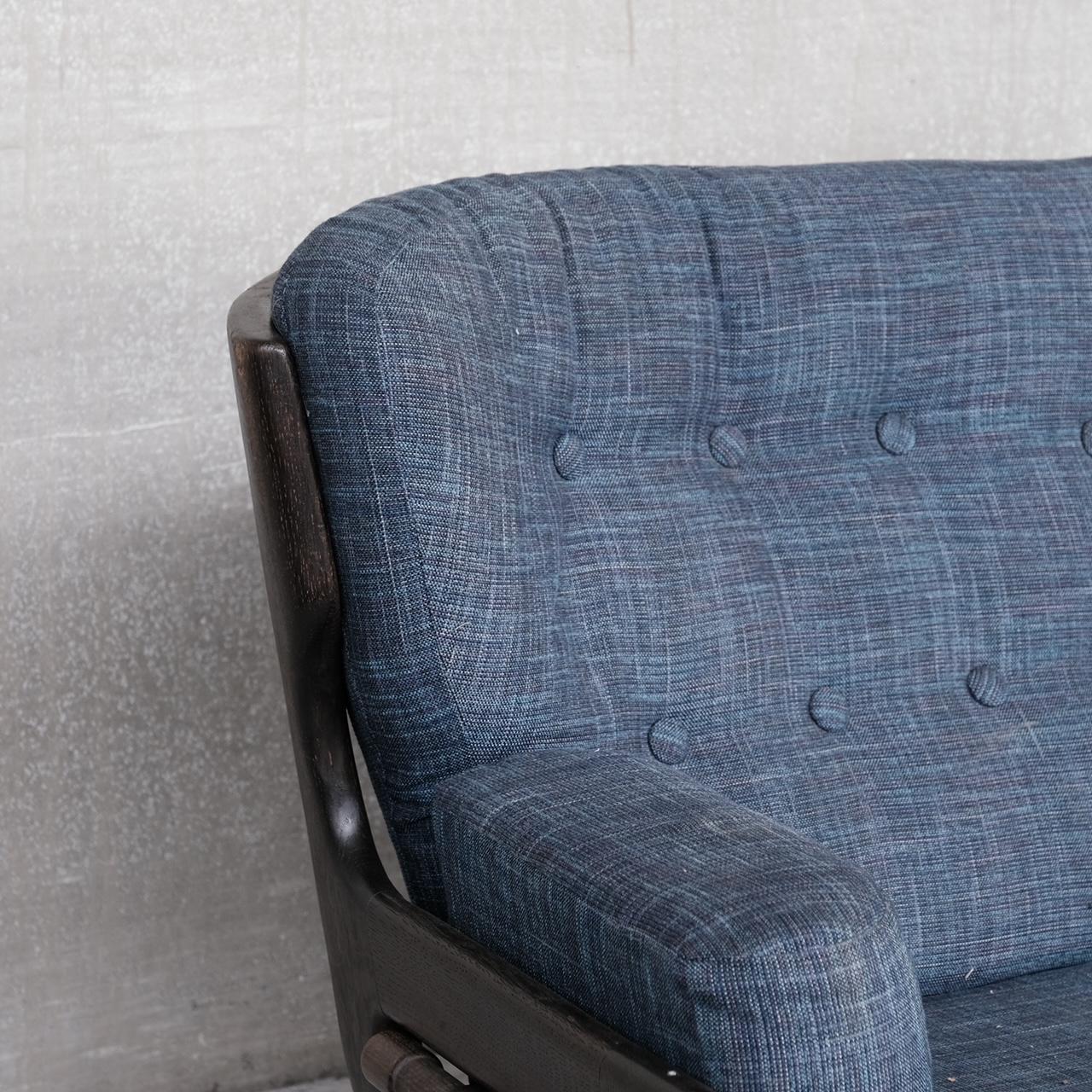 Guillerme et Chamrbon Oak Mid-Century 'Denis' Sofa For Sale 6