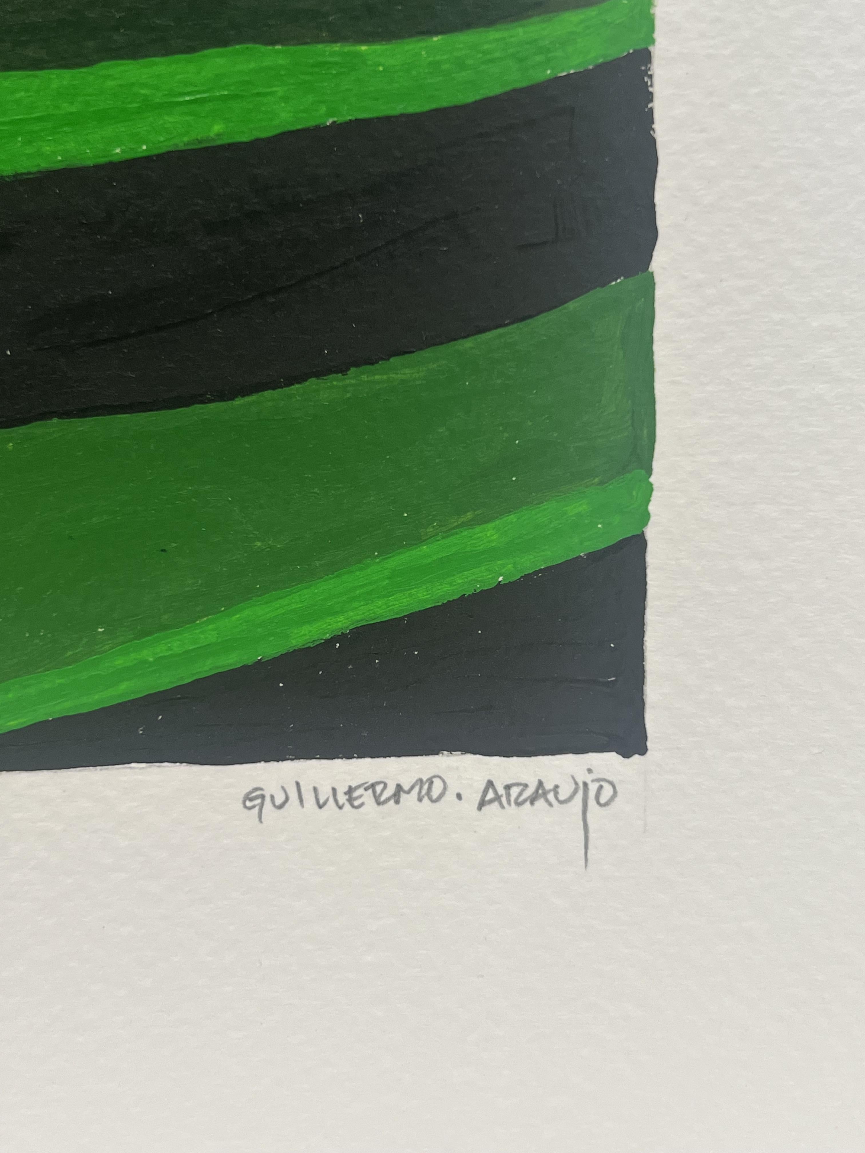 Arbol IV (Grau), Landscape Painting, von Guillermo Araujo