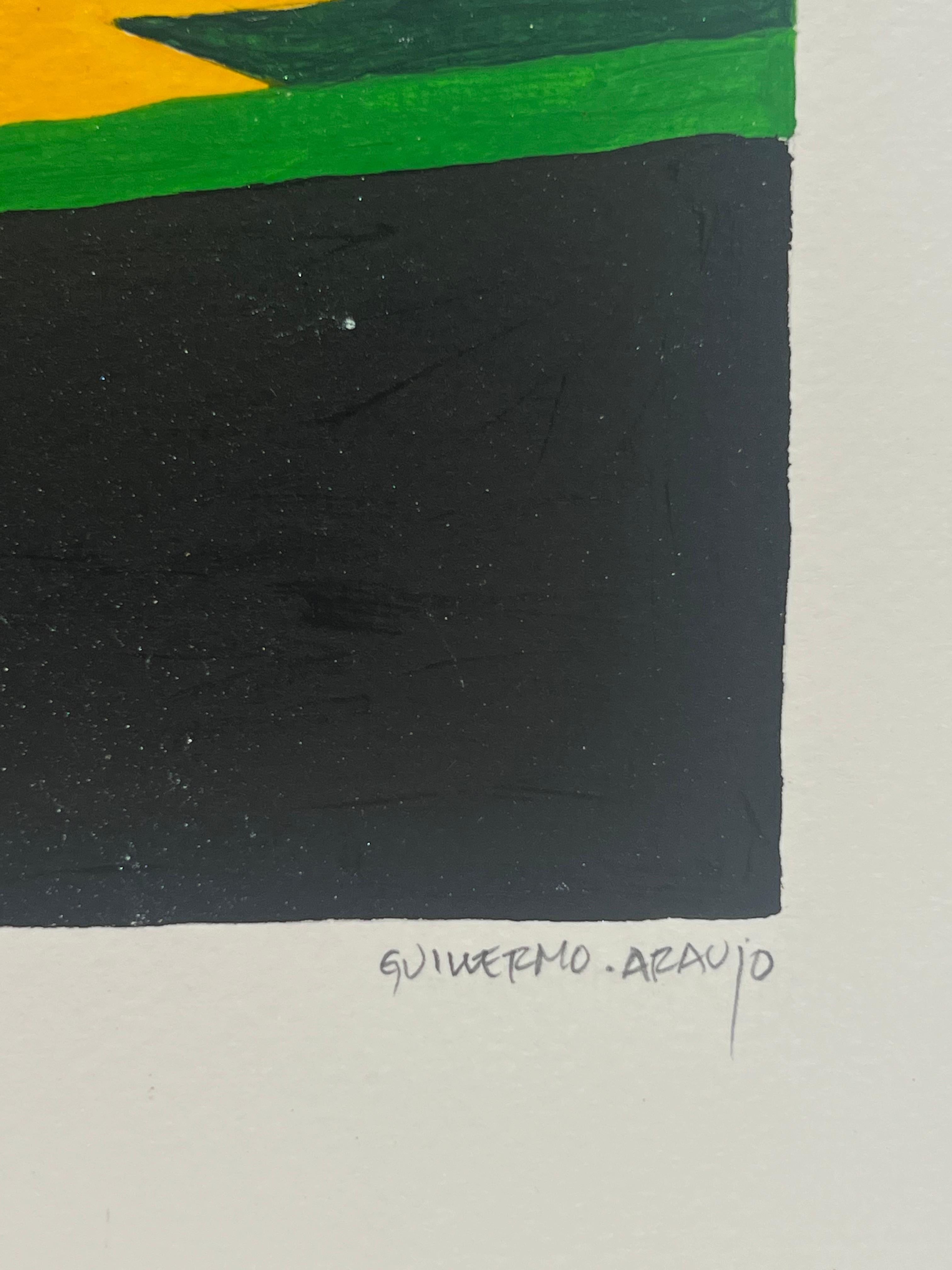 Arbol IX (Grau), Landscape Painting, von Guillermo Araujo