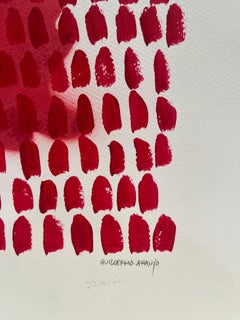Paz Roja: Contemporary Acrylic and Chinese Ink on Paper