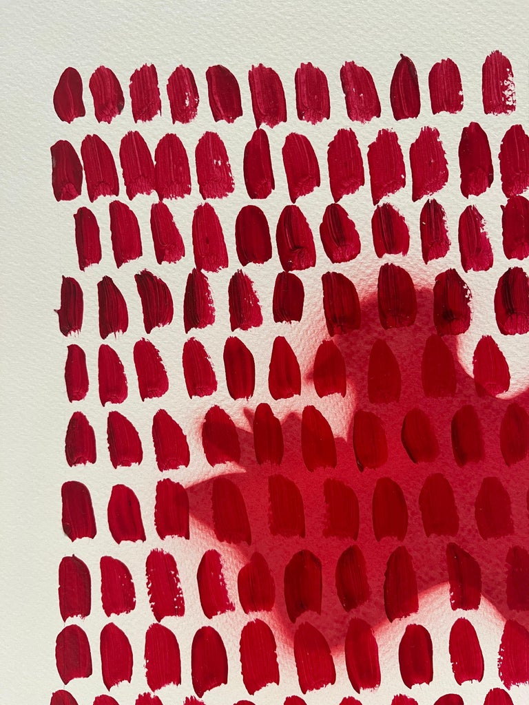 Guillermo Araujo - Paz Roja: Acrílico contemporáneo y tinta china sobre  papel en venta en 1stDibs España, image size:768x1024