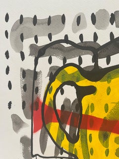 Taza 3: Contemporary Acrylic and Chinese Ink on Paper