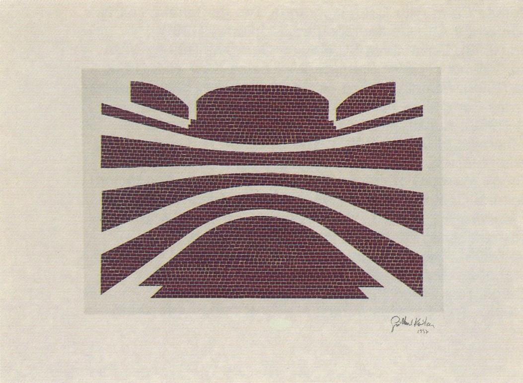 Guillermo Kuitca Abstract Print - Cuarta pared