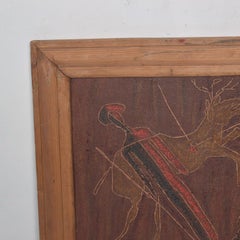 1990s Gustavo Olguin Oil Painting Modern Art Mexico